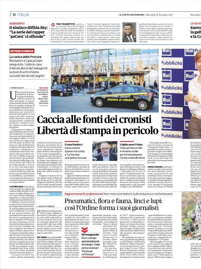 Il Fatto 22.11.17